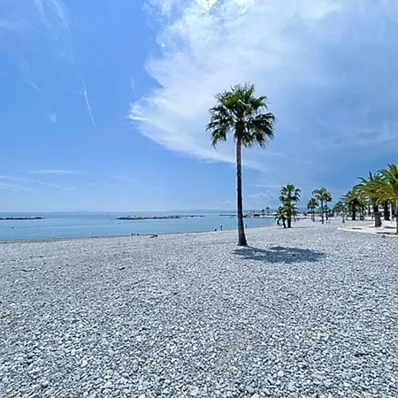 Nice - Plage Jolie Studio En Bord De Mer Apartment Saint-Laurent-du-Var